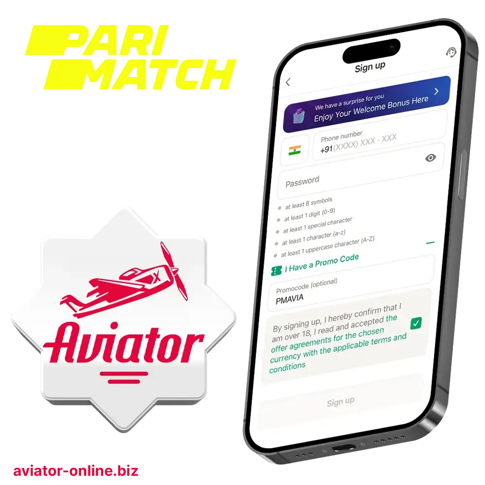 Get Parimatch promo code to play Aviator profitably.