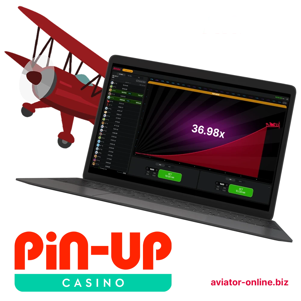 Explore the popular Aviator game at Pin Up casino.