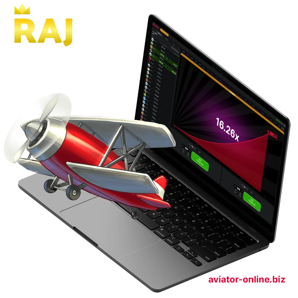 Try out the Aviator game at Rajbet Casino.