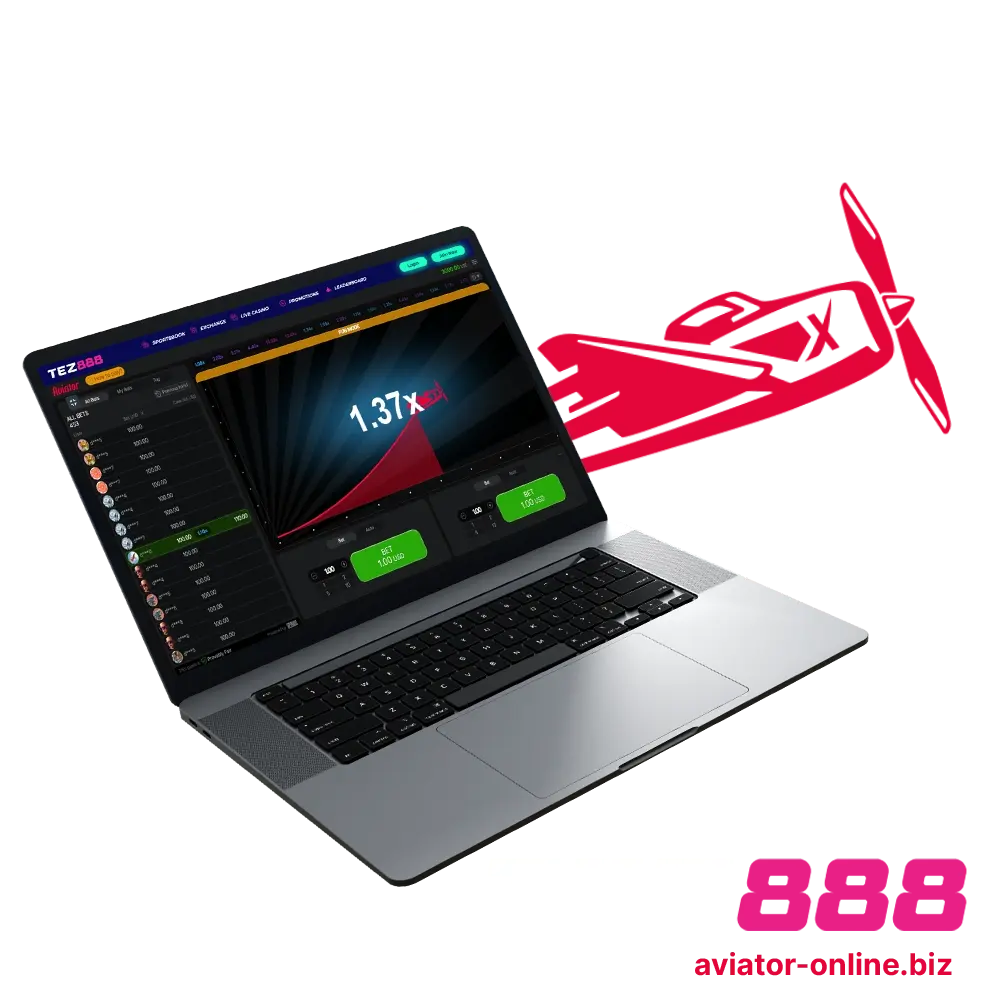 The Tez888 gaming platform offers to come in and play the Aviator game.