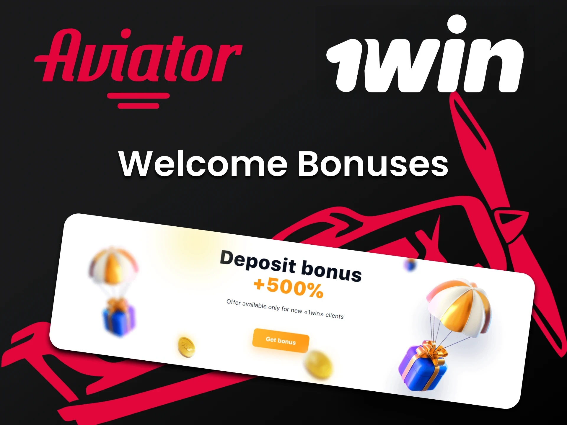 Get bonuses from 1win for playing Aviator.