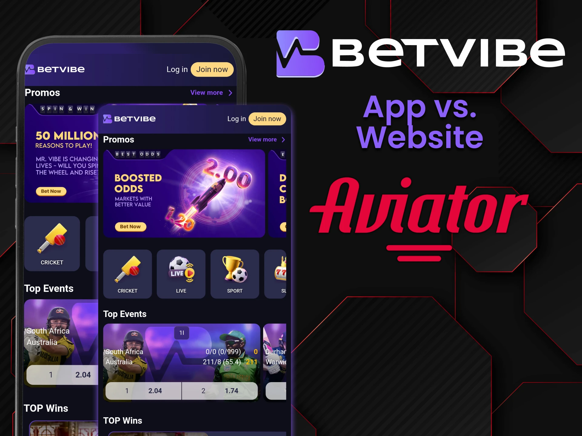 Play Aviator in a convenient way on Betvibe.