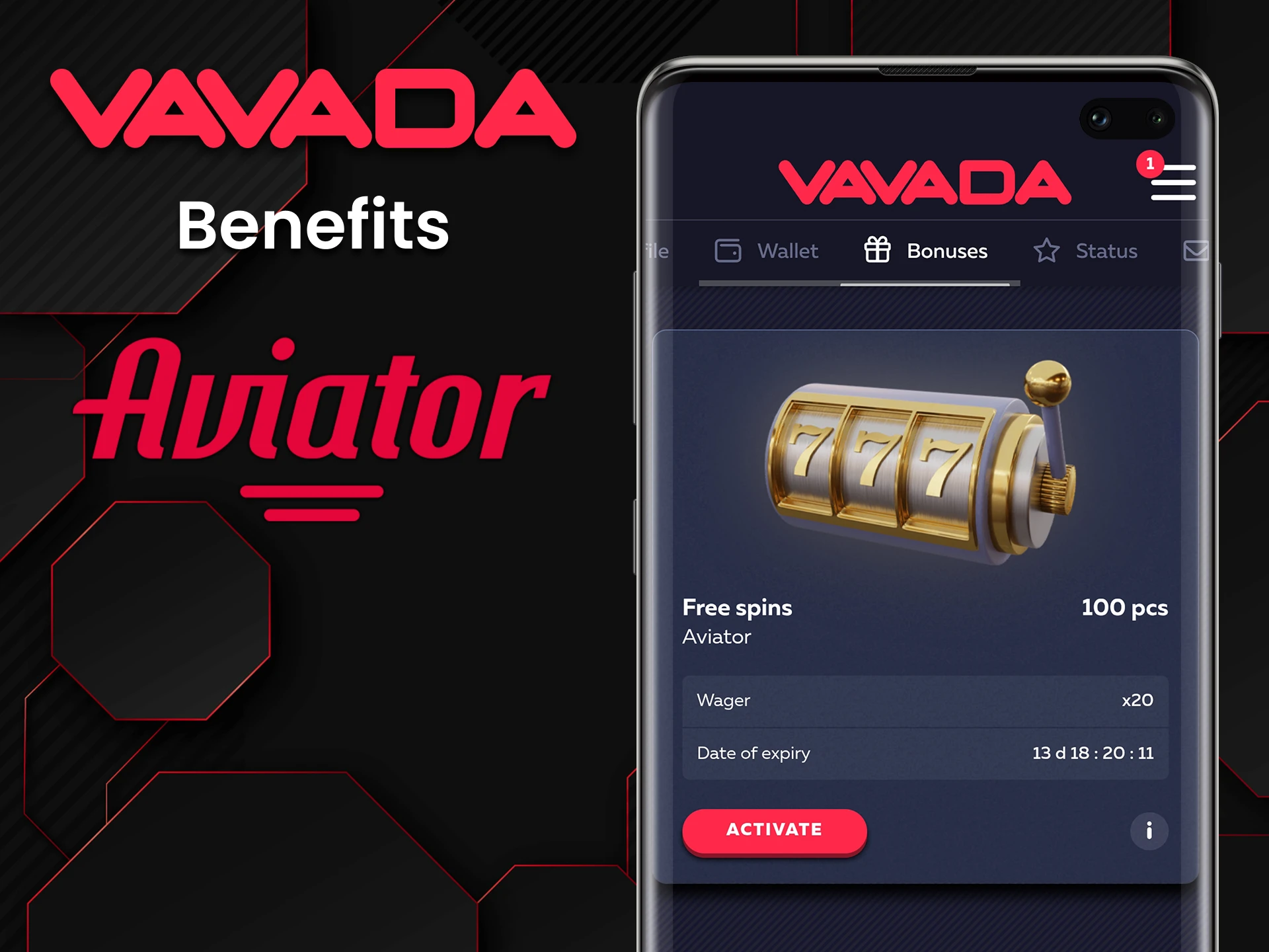 You will find many advantages in the Vavada application for the Aviator game.