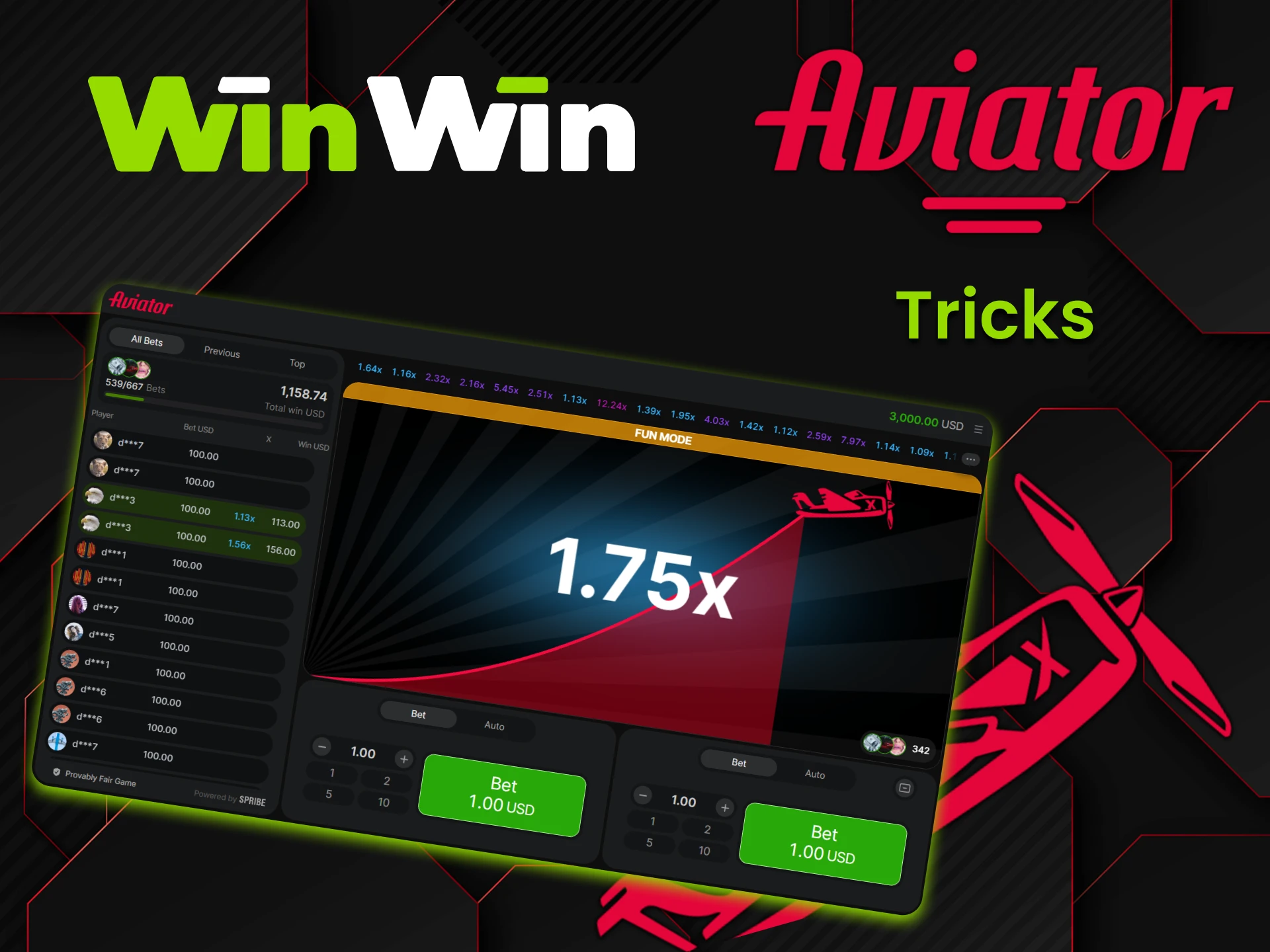 We will tell you winning tricks for Aviator on WinWin.