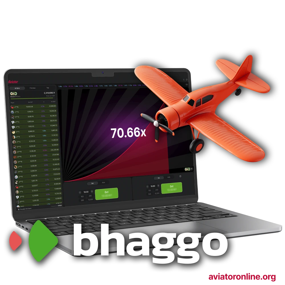 High resolution and unique odds await you in the Aviator game from Bhaggo Casino.