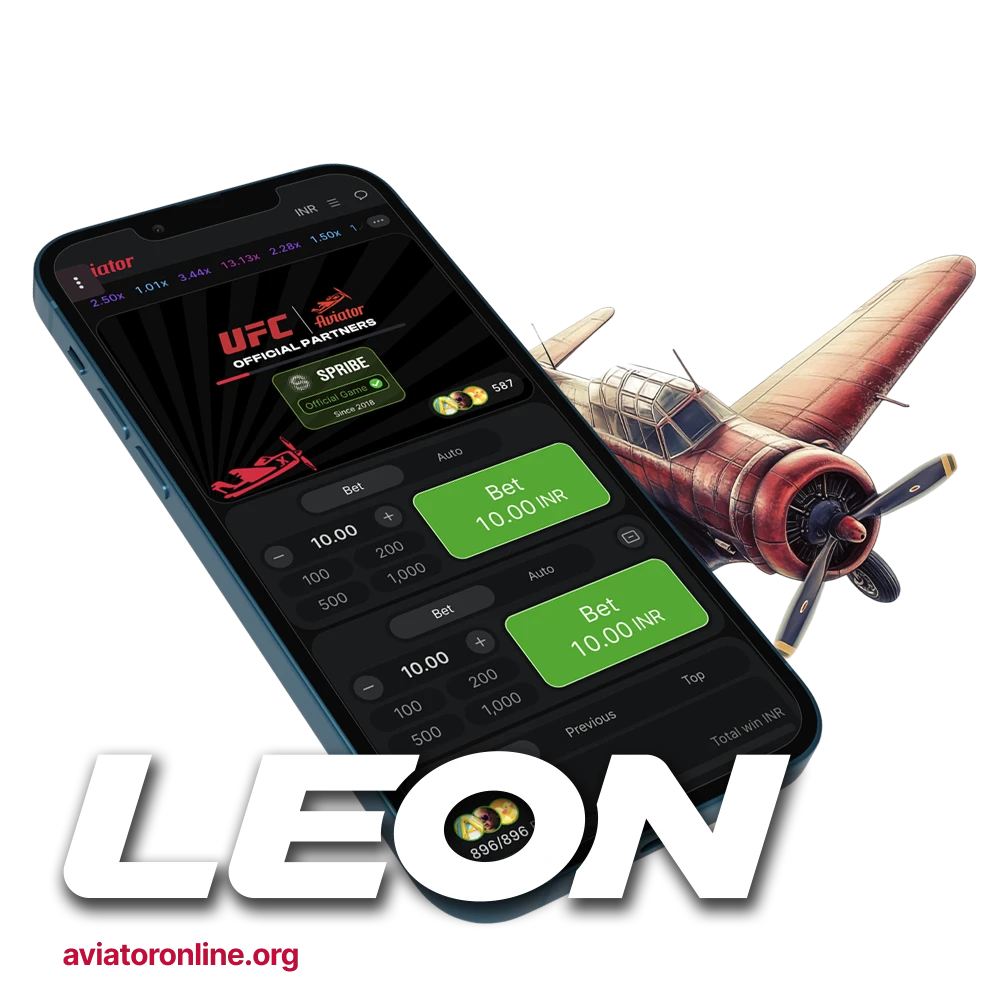 The Leon app allows you to play Aviator from anywhere in the world, wherever you are.