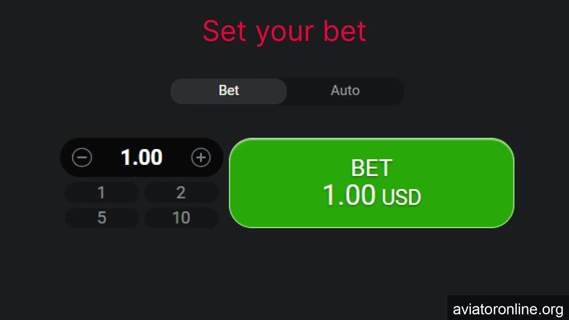 Place your bet.